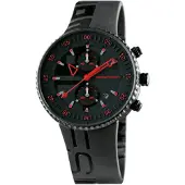 Momo Design Jet Chrono Svart/Röd 43mm