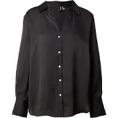 Vero Moda Vmsommer Ls Shirt Wvn Noos - Black - XS