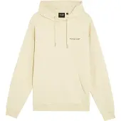 Lyle & Scott Script Brushback Pullover Hoodie - Cream - XL