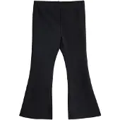 Lindex Flared Leggings With Brushed Inside - Black - 134