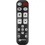 Geemarc Telecom Telecom TV-15, TV, Painikkeiden painaminen, Musta (3521350008937)