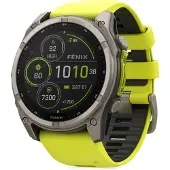 Garmin fenix 8 51mm.Saphire Solar Silver/Yellow