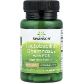 Swanson Health , Lactobacillus Rhamnosus FOS:lla, 5 Miljardia CFU, 60 Kasvispillereitä