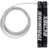 Elitex Training Pro Black Mate & Silver Rope Hyppynaru