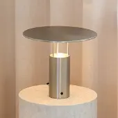 Piet Hein Pöytävalaisin , Tempel280, himmennettävä, Metallinsävyinen, Makuuhuone, Alumiini, Design