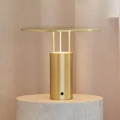 Piet Hein Pöytävalaisin , Tempel280, himmennettävä, Kulta / messinki, Makuuhuone, Alumiini, Design