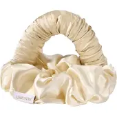 Lenoites BlowoutTie in Mulberry Silk Mini Beige