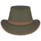 Tilley TWC7 Outback Waxed Cotton Green/British Tan Green/British Tan Trim 7 1/8 (57cm)