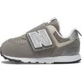 New Balance unisex for kids. NW574V1 Trainers 574 New-b grey (26), Flat, Velcro, Casual, children's fashion