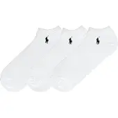 Ralph Lauren Low-Cut Sock 3-Pack - White - ONE SIZE