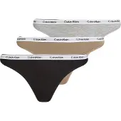 Calvin Klein Jeans Thong 3Pk - Multi/patterned - XL