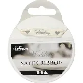Creativ Company - Satin ribbon Off-white 10m