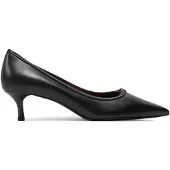 Tory Burch Double T Kitten Heel Pump -nahkakengät
