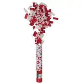 SCANSEASON Twist confetti 30cm red/white confetti