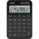 Casio MS-20YC 12-numeroinen pöytälaskin (Musta)