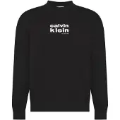 Calvin Klein Ls 350Fleece Retro Graphic Crewn - Black - M