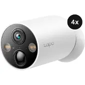 TP-LINK Tapo C425 -valvontakamera ulkokäyttöön, 4 kpl