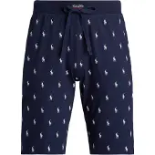 Ralph Lauren for man. 714844765001 Navy knitted pyjama shorts (XXL), Homewear, Cotton