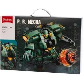 Sluban Rakennuspalikat - - M38-B1153 - 542 osaa - Mecha robotti futuristisessa haarniskassa - Vihreä