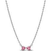 Pandora Timeless vaaleanpunainen rusetti kaulakoru 45cm 394235C01-45