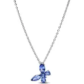 Pandora Timeless sininen perhonen kaulakoru 45cm 394232C01-45