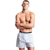 Emporio Armani Yarn Dyed Woven Boxerit