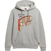 Superdry for man. M2014356A North Cali grey hooded jumper (XXL), Casual, Cotton
