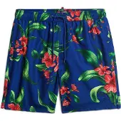 Superdry for man. M3010232A Navy Hawaiian print swimming costume (S), Beachwear, Recycled Polister, Sustainable