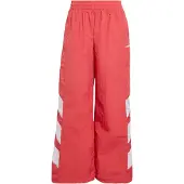 Adidas Housut 'BLOCKED WASHED TRACK' karpalo / valkoinen