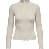 ONLY Onlemma L/S High Neck Top Noos Jrs - Cream - XL