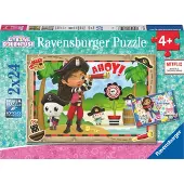 Ravensburger Puzzle: Gabby's Dollhouse - Let's Pirate Party! (2x24pcs) (5710)