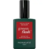 Manucurist Paris Green Flash Led Nail Polish Velvet Red 15ml