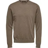 Selected Slmberg Crew Neck Noos - Brown - M