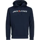 Jack & Jones Jjecorp Old Logo Sweat Hood Noos - Navy - S