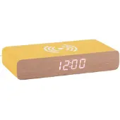 Karlsson Alarm Clock Retro Flat Led Mouse Grey - Yellow - W3CM
