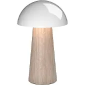 Kreafunk - Bello kannettava LED-pöytälamppu 12x19,6 cm vaalea puu