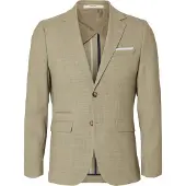 Selected Slmslim-Oasis Linen Blz Noos - Beige - 50
