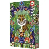Educa 500 Pieces Bengal Tiger Puzzle Monivärinen