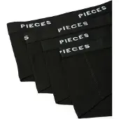 Pieces Pclogo Lady 4 Pack Solid Noos Bc - Black - S
