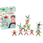 Vilac Acrobats By Ingela P. Arrhenius Pinoamispeli Green One Size Vihreä One Size 3+ Years Pojat, Tytöt