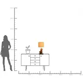Kare Design-pöytävalaisin Nature Flame, Vaalea puu, Olohuone/ruokailutila, Puu, Design