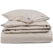 Lexington Striped Lyocell Flannel Bed Set - Beige - 150X210/50X60