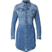 G-Star Pitched Hem Shirt Dress - Medium blue - Women
