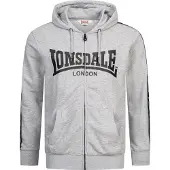 Lonsdale Collegetakki 'BIGTON' harmaa / musta
