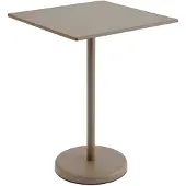 Muuto Linear Steel Baaripöytä 70x70 h: 95 cm Taupe