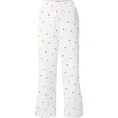 Hunkemoller Pyjamahousut vihreä / punainen / valkoinen