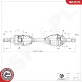ESEN SKV Vetoakseli 40SKV390