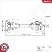 ESEN SKV Vetoakseli 40SKV431