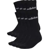 Adidas Urheilusukat 'LINEAR CUSHIONED CREW SOCK 10 PAIR PACK' musta