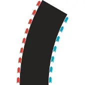 Carrera – HYBRID Curves Radius 30 (zwei Module) (50052004)